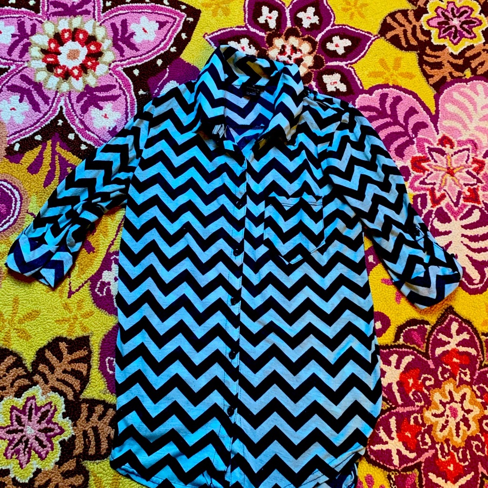 Cozy Chevron Shirt Size Medium